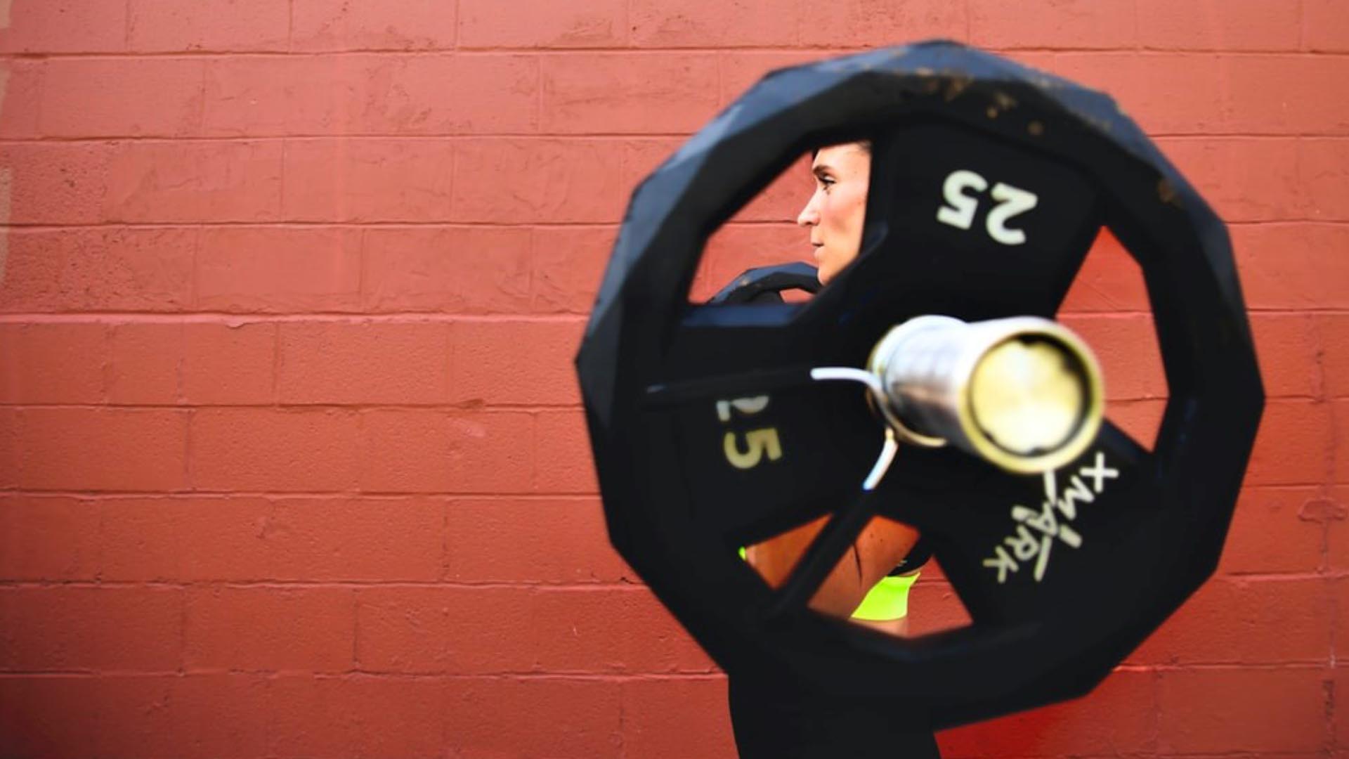 Man Workout with Gym Equipment